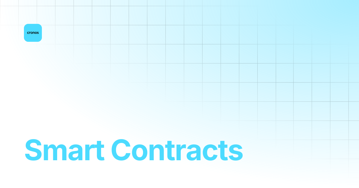 Smart Contracts | Cronos EVM Docs